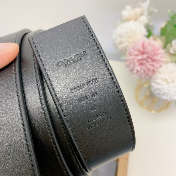 Coach CQ067 Boxed Plaque And Harness Bucklee Reversible Belt, 38 Mm 65 - Picture 3 of 7